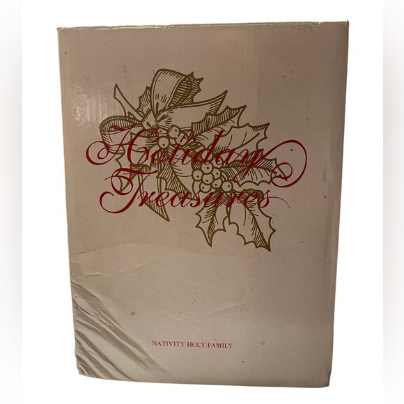 Vtg AVON Holy Family Christmas Figurine Holiday Treasures Nativity 2002 Gloria - Picture 8 of 9